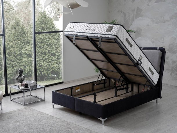 SLEEP MAKER BED BASE HEADBOARD SET