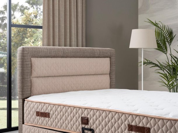 JASMIN BED BASE HEADBOARD SET