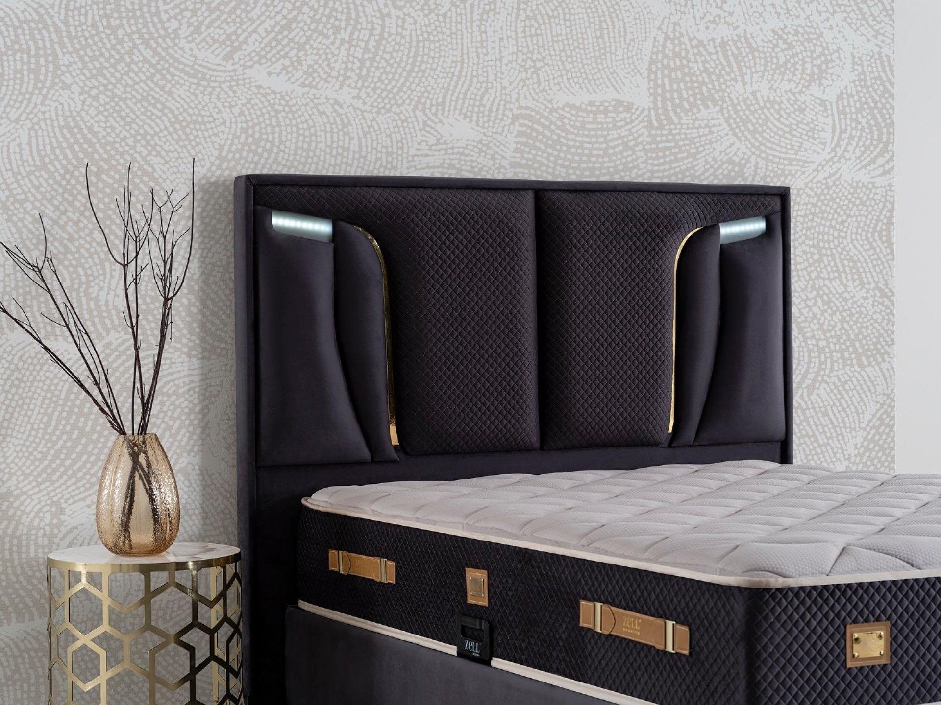 SIRIUS BED BASE HEADBOARD SET