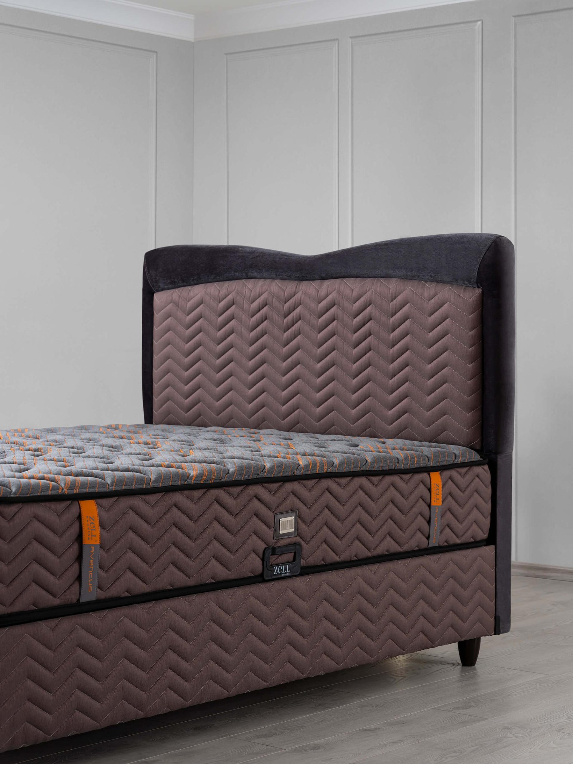 AVENTUS BED BASE HEADBOARD SET