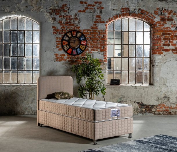 COTTON BED BASE HEADBOARD SET