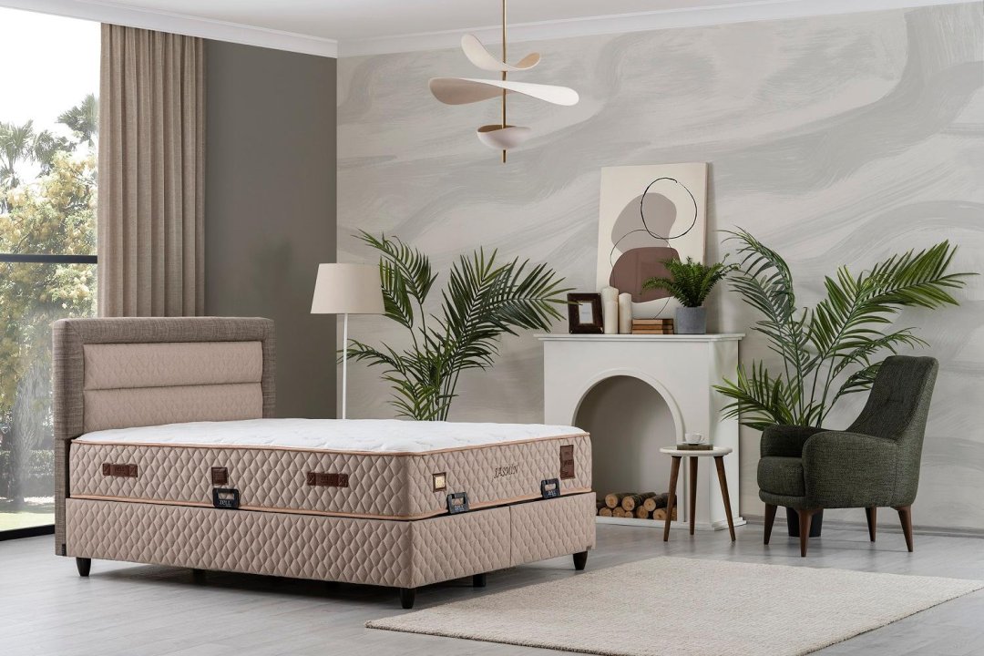 JASMİN YATAK BAZA BAŞLIK SET