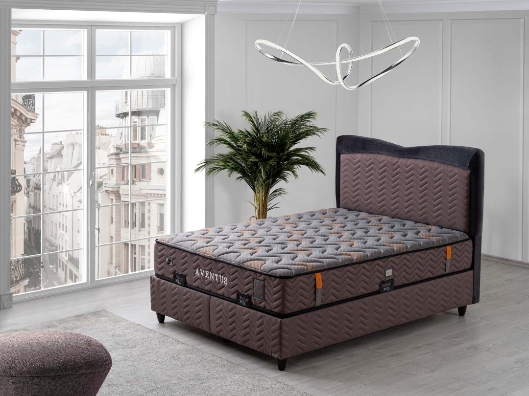 AVENTUS BED BASE HEADBOARD SET