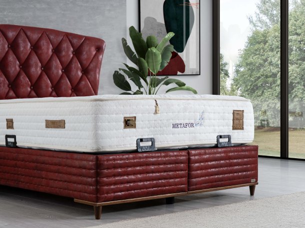 METAFOR BED BASE HEADBOARD SET