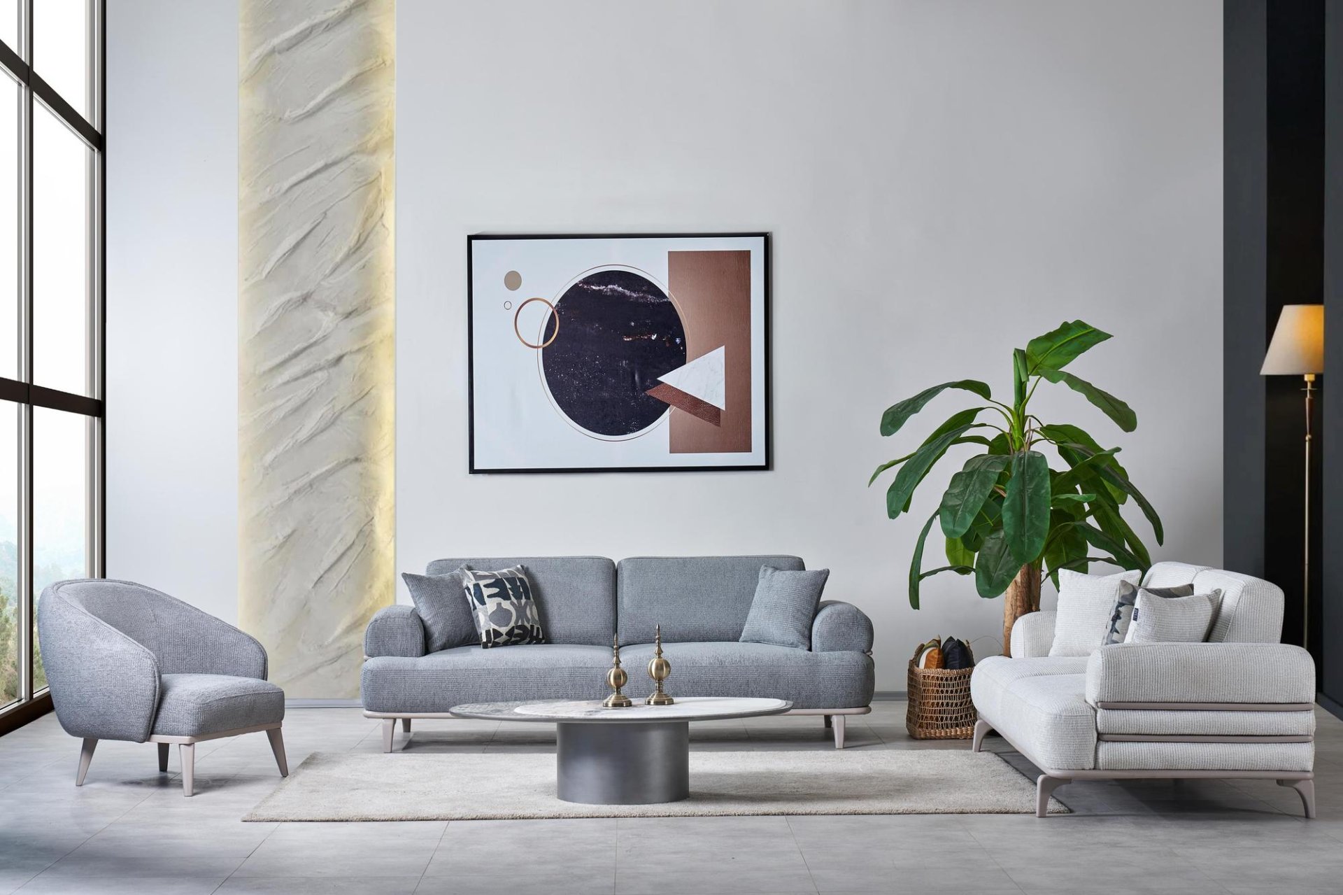 NATURA DREISITZER-SOFA