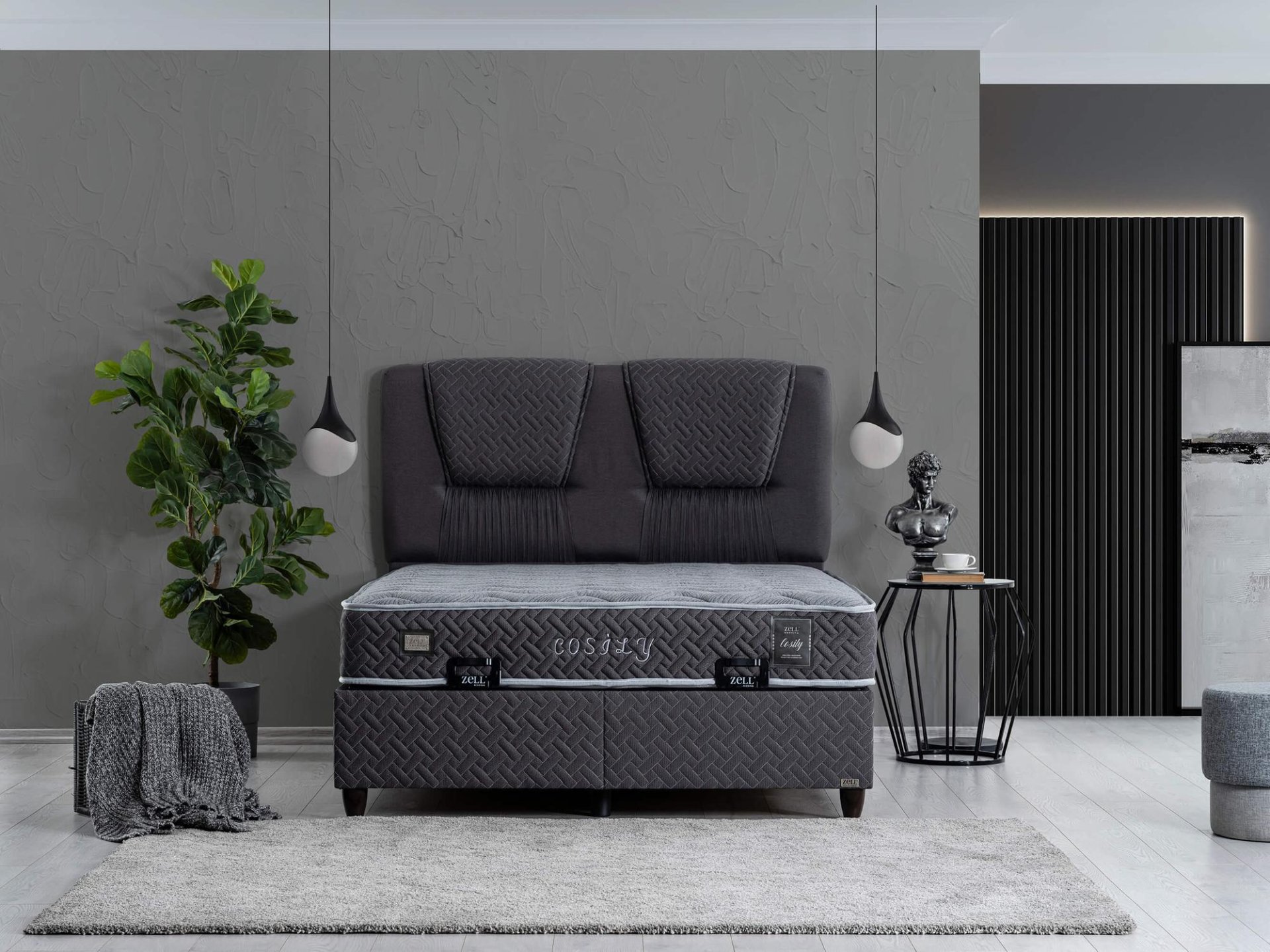 COSILY BEDBASIS HOOFDBORD SET