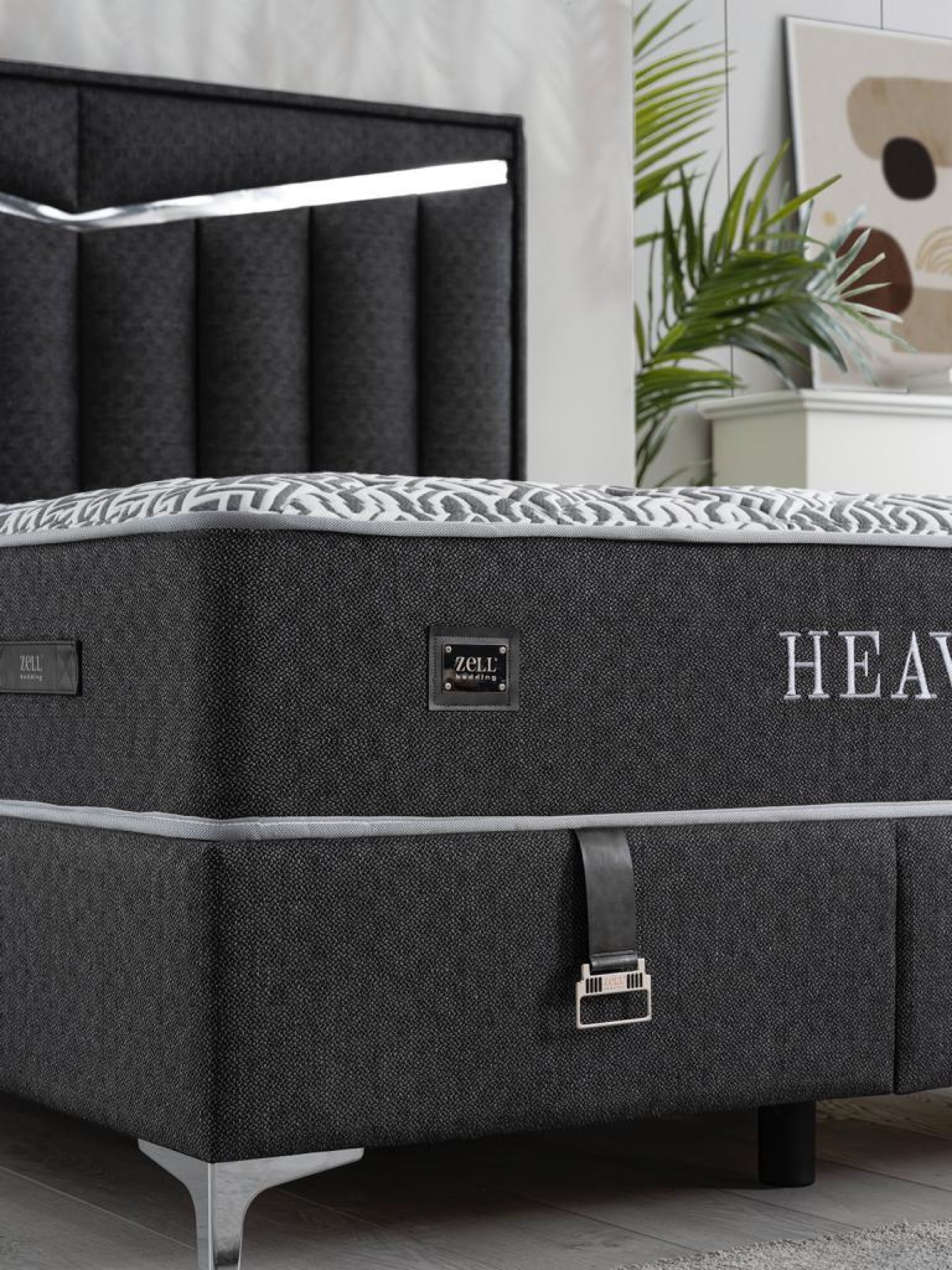 HEAVY BEDBASIS HOOFDBORD SET