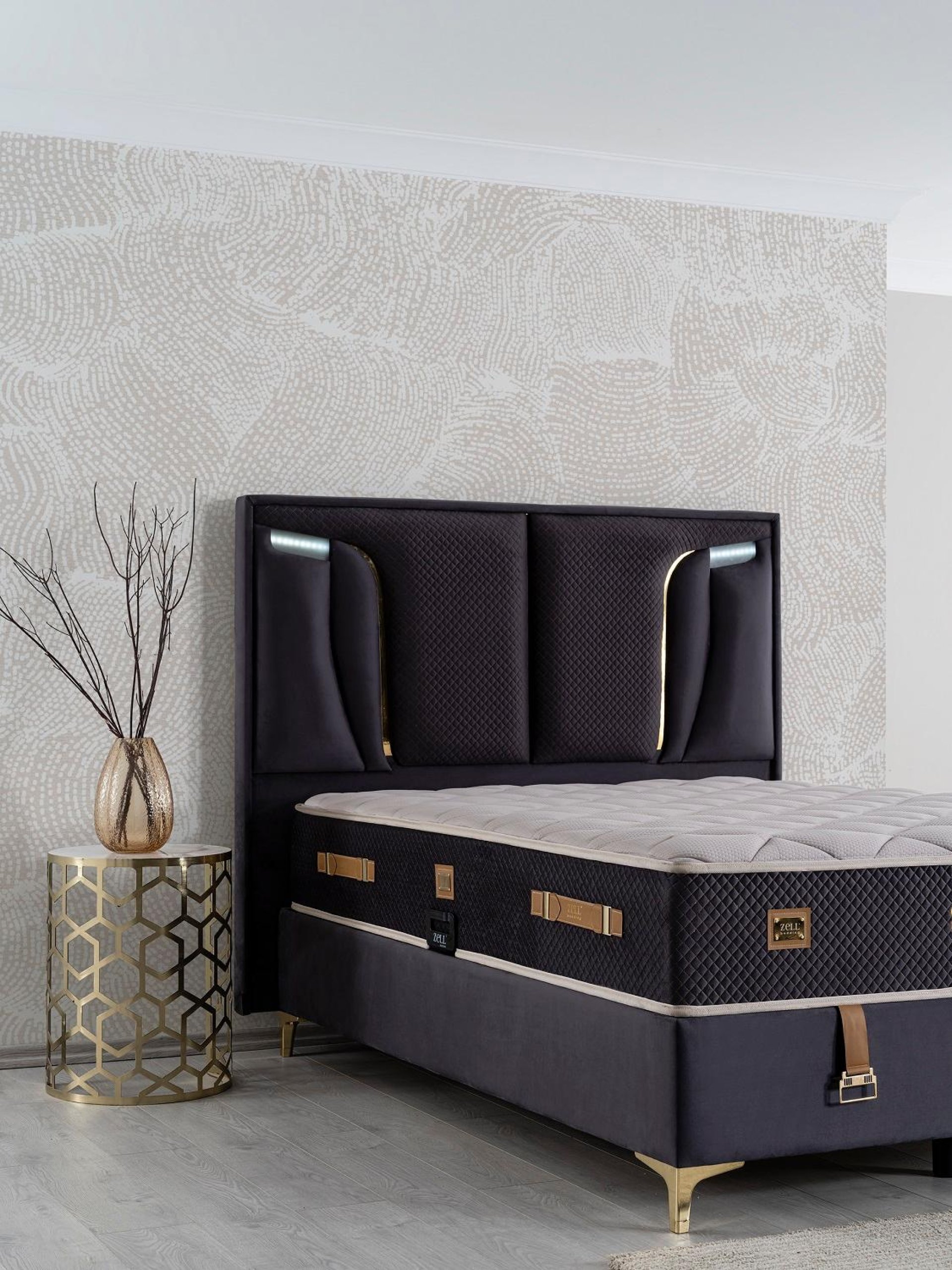 SIRIUS BED BASE HEADBOARD SET