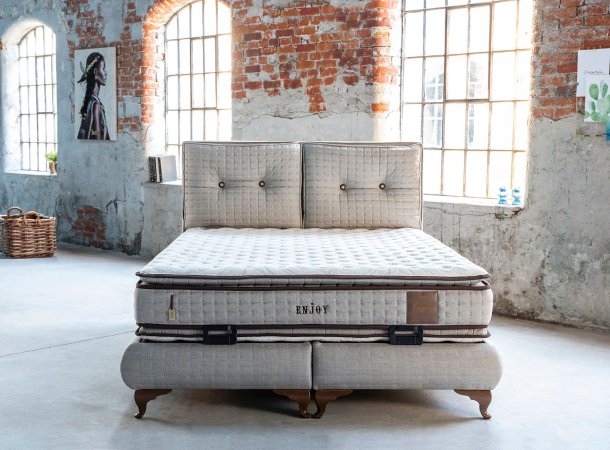 ENJOY BED BASE HEADBOARD SET