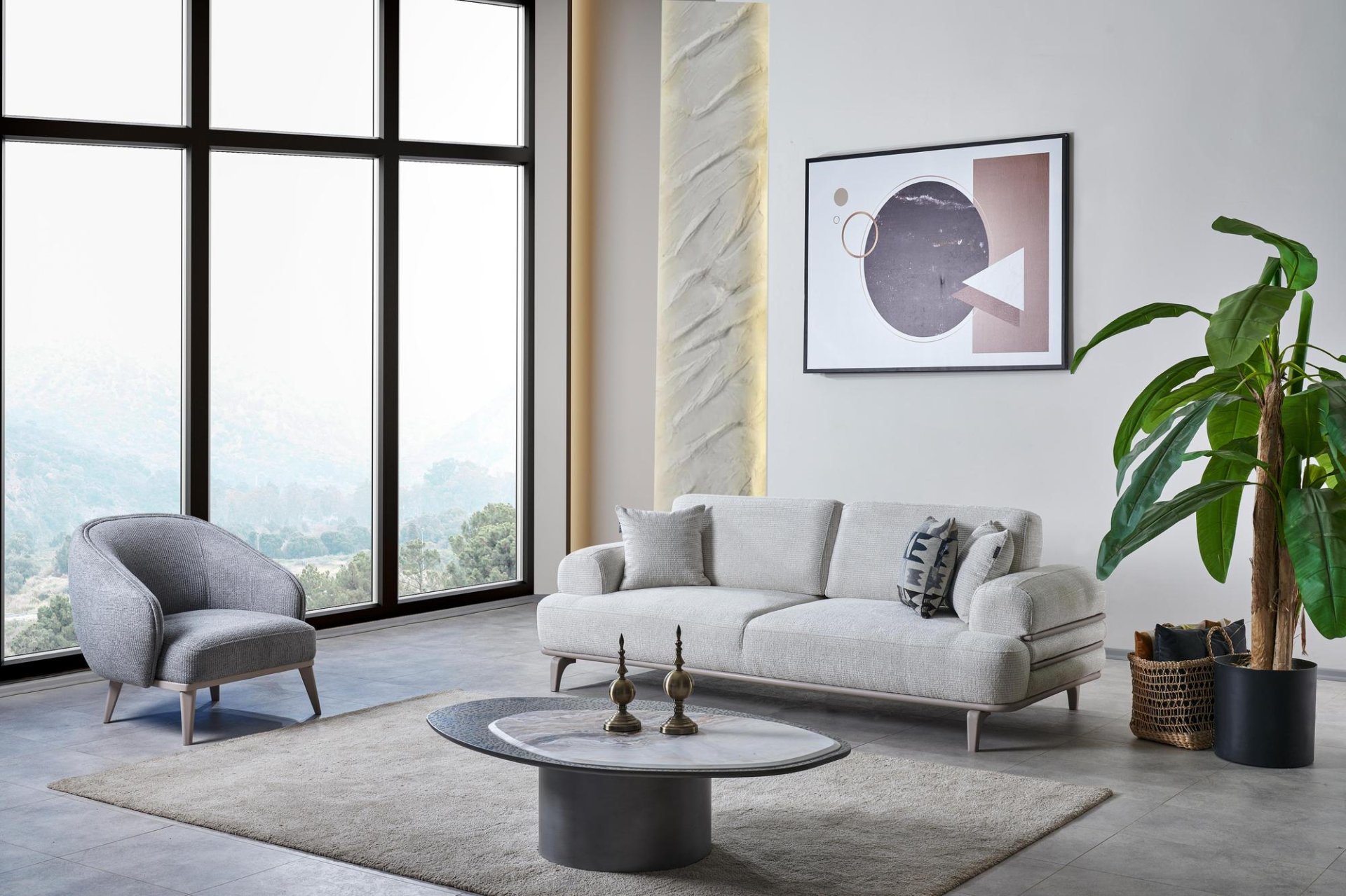 NATURA DREISITZER-SOFA