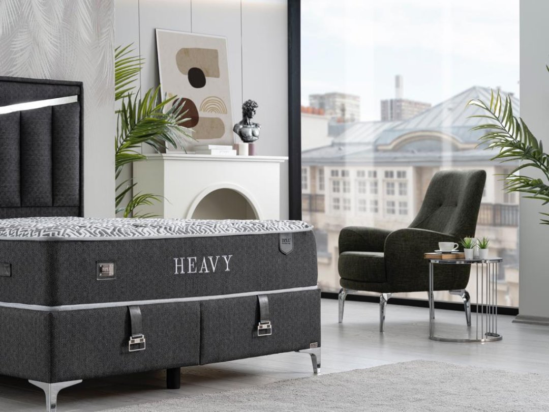 HEAVY BEDBASIS HOOFDBORD SET