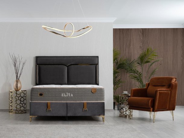ELITA BED BASE HEADBOARD SET