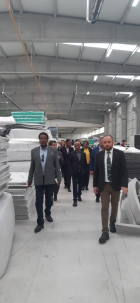 Ethiopian Deputy Prime Minister and Ministers visited our Zell Mattress Factory.