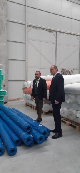 Äthiopischer Vizepremierminister und Minister besuchten unsere Zeller Matratzenfabrik.